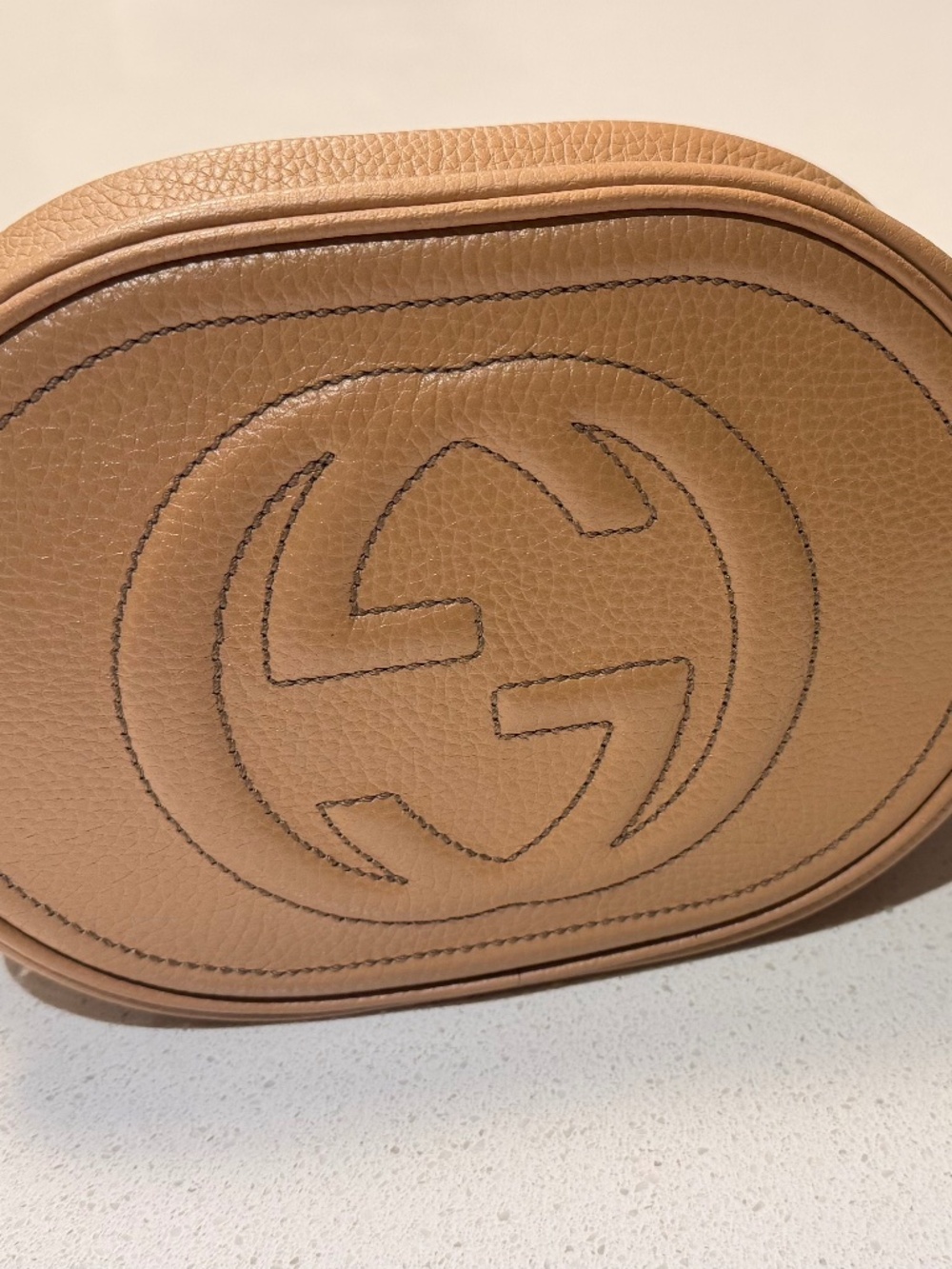 Gucci Soho Disco Small Crossbody Bag – Beige